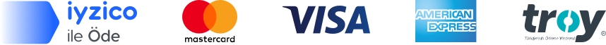 iyzico ile güvenli ödeme - Visa, Mastercard